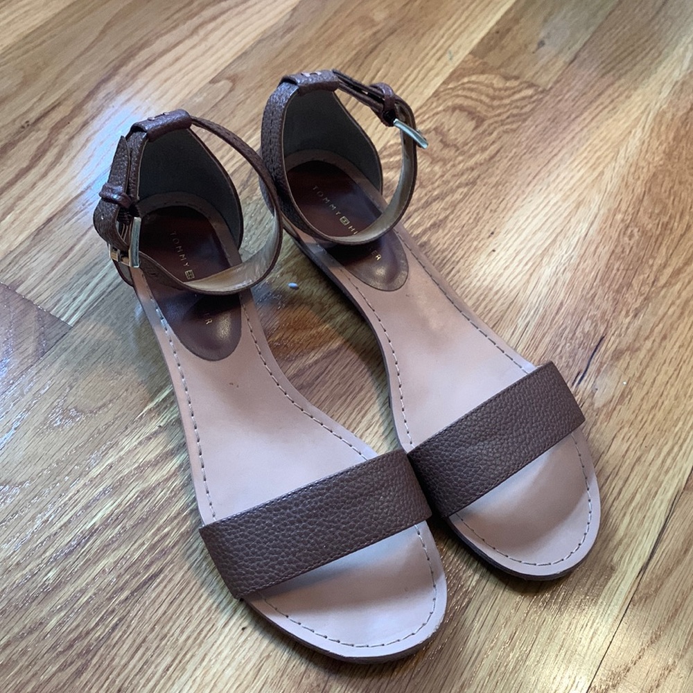 Tommy Hilfiger Brown Sandals